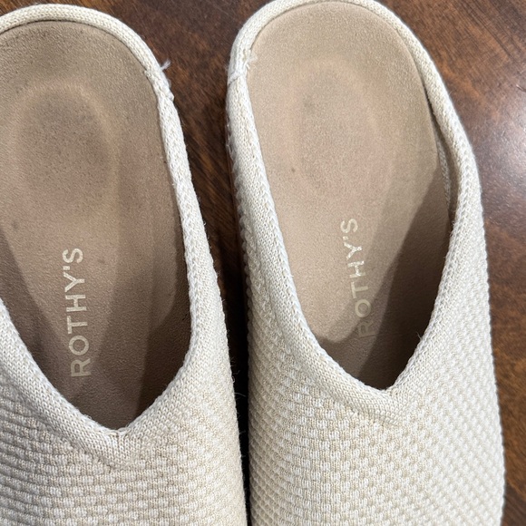 Rothy's Cream Women's Clogs - Picture 8 of 8